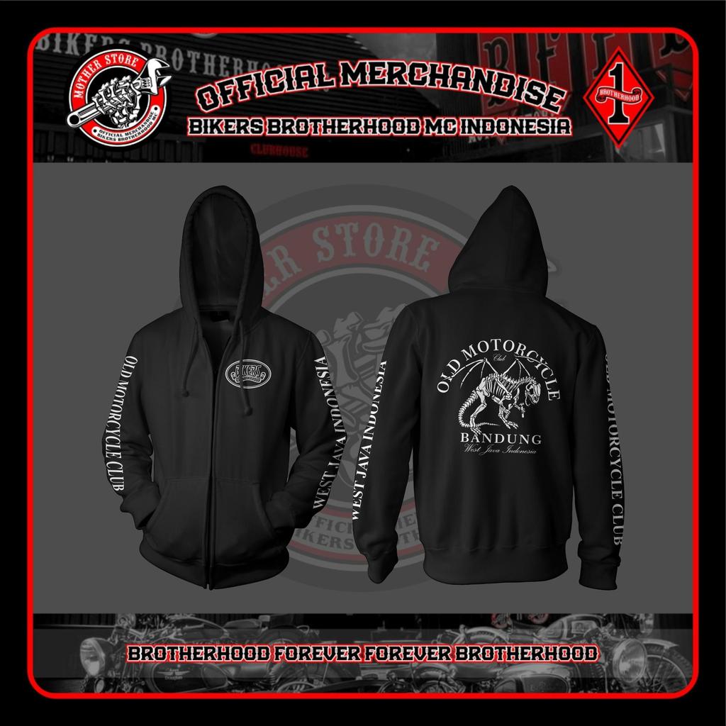 Zipper Hoodie - Jurassic Bikers Brotherhood MC