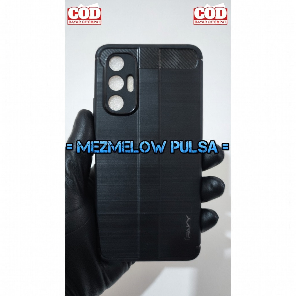 TPU Fiber Carbon Casing Silicone Softcase TECNO POVA 3 BIASA