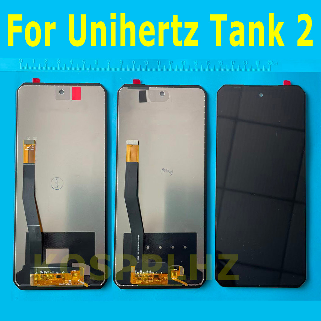 KOSPPLHZ Tested Well For Unihertz TANK 2 TANK2 Phone Screen LCD Front Tou Glass Replacement For Unih