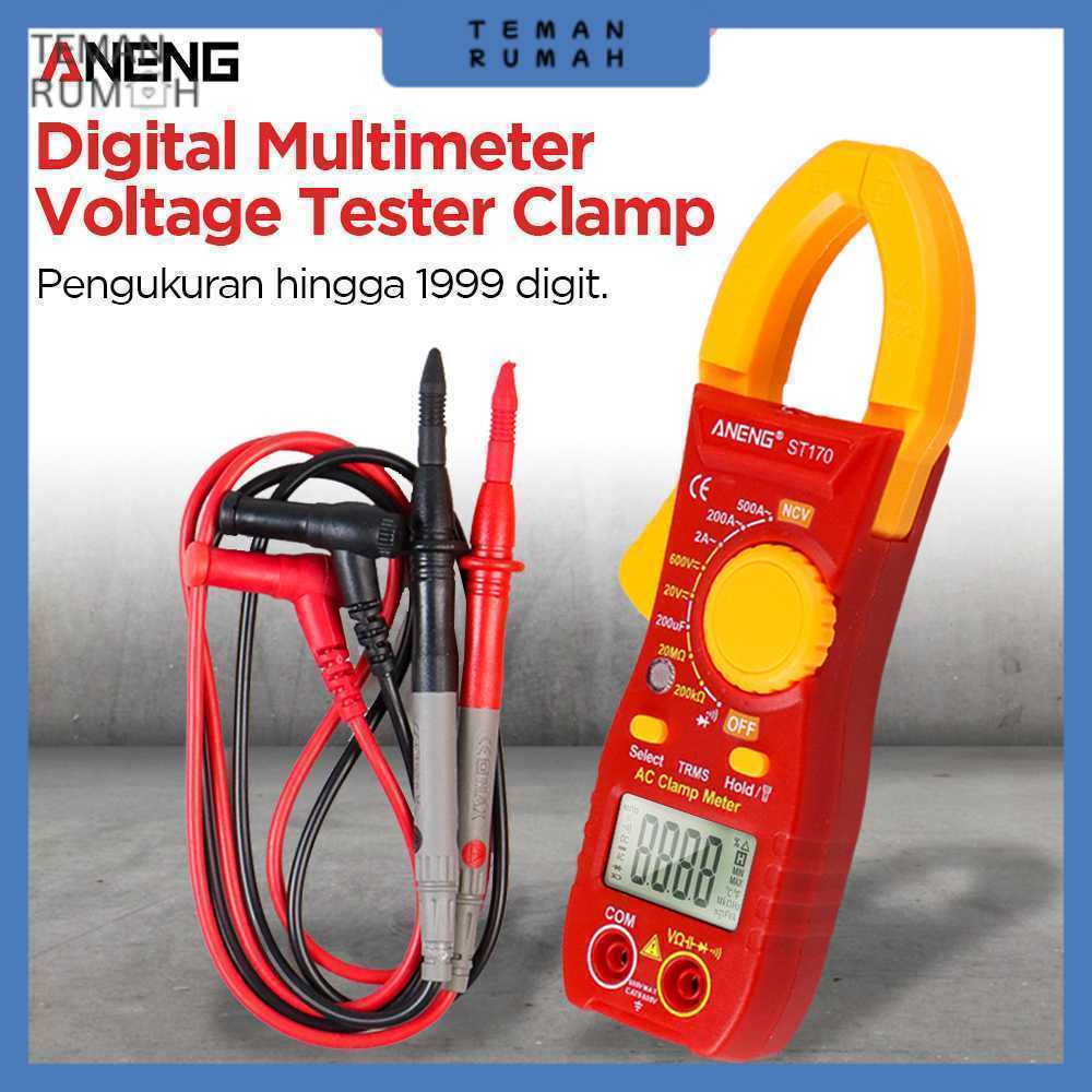 ANENG Digital Multimeter Tang Ampere Voltage NCV Tester Clamp - ST170