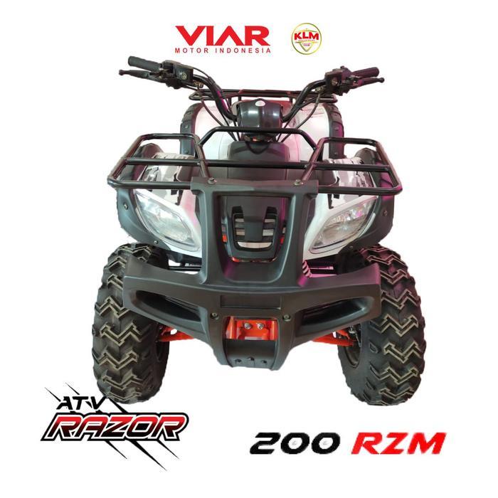 RAZOR 200 RZM PUTIH VIAR ATV 200 CC MEREK VIAR READY PUTIH CANTIK ATV