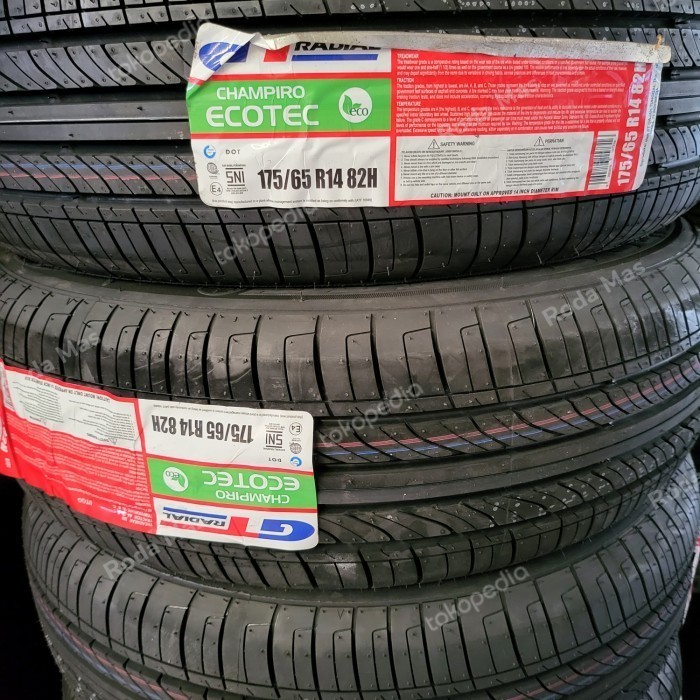 GT Radial Champiro Ecotec 175/65 R14 Ban Mobil Daihatsu Ayla, Agya