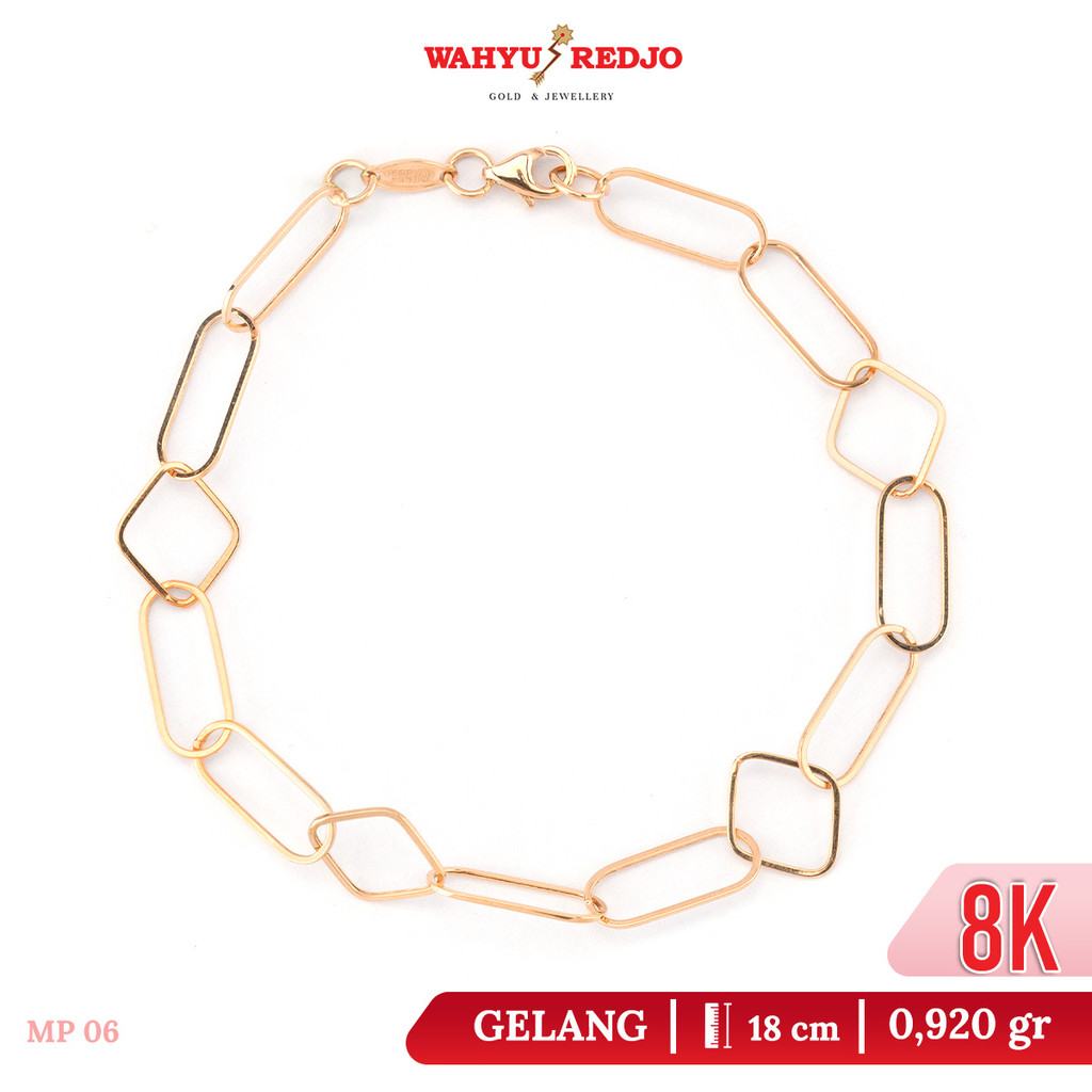 Gelang Emas Rantai Oval Wajik UBS Wahyu Redjo Non Pameran