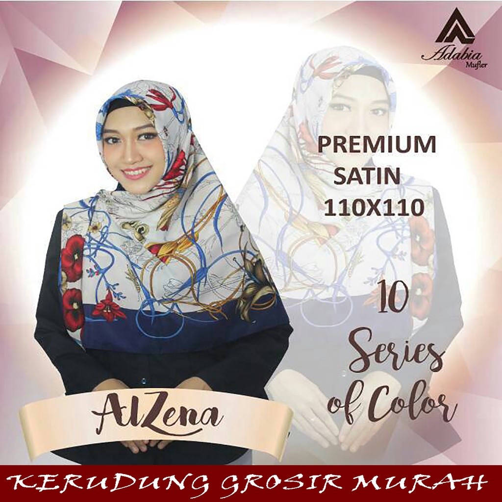 Hijab satin premium alzena