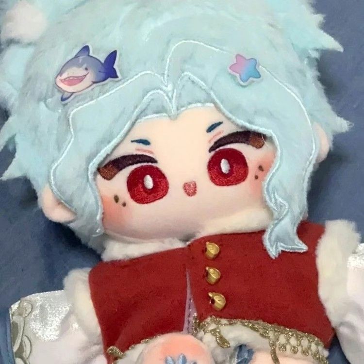 20cm Genshin Impact II Dottore Attribute Doll Cute Plush Toys Soft Stuffed Plushie Dress Up Cosplay 