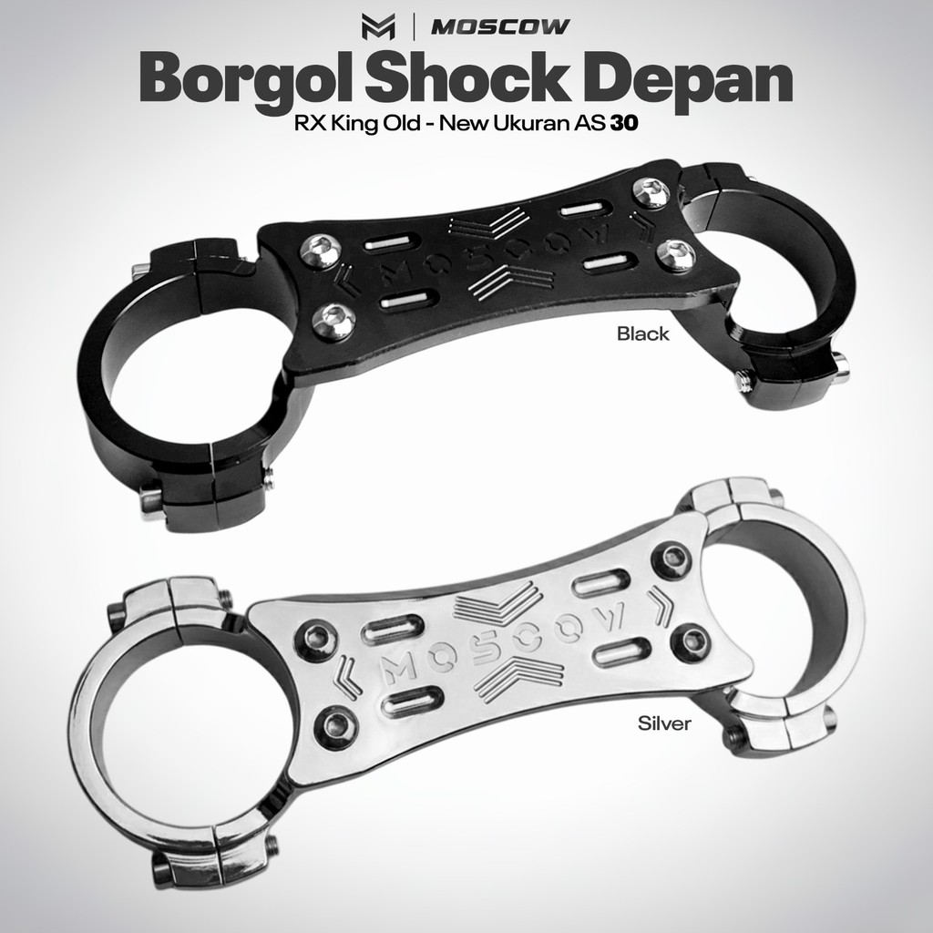 BORGOL SHOCK RX KING OLD NEW RXK S SONIC SATRIA FU STABILIZER SKOK IMPORT PNP CNC ANODIZE BORGOL SHO