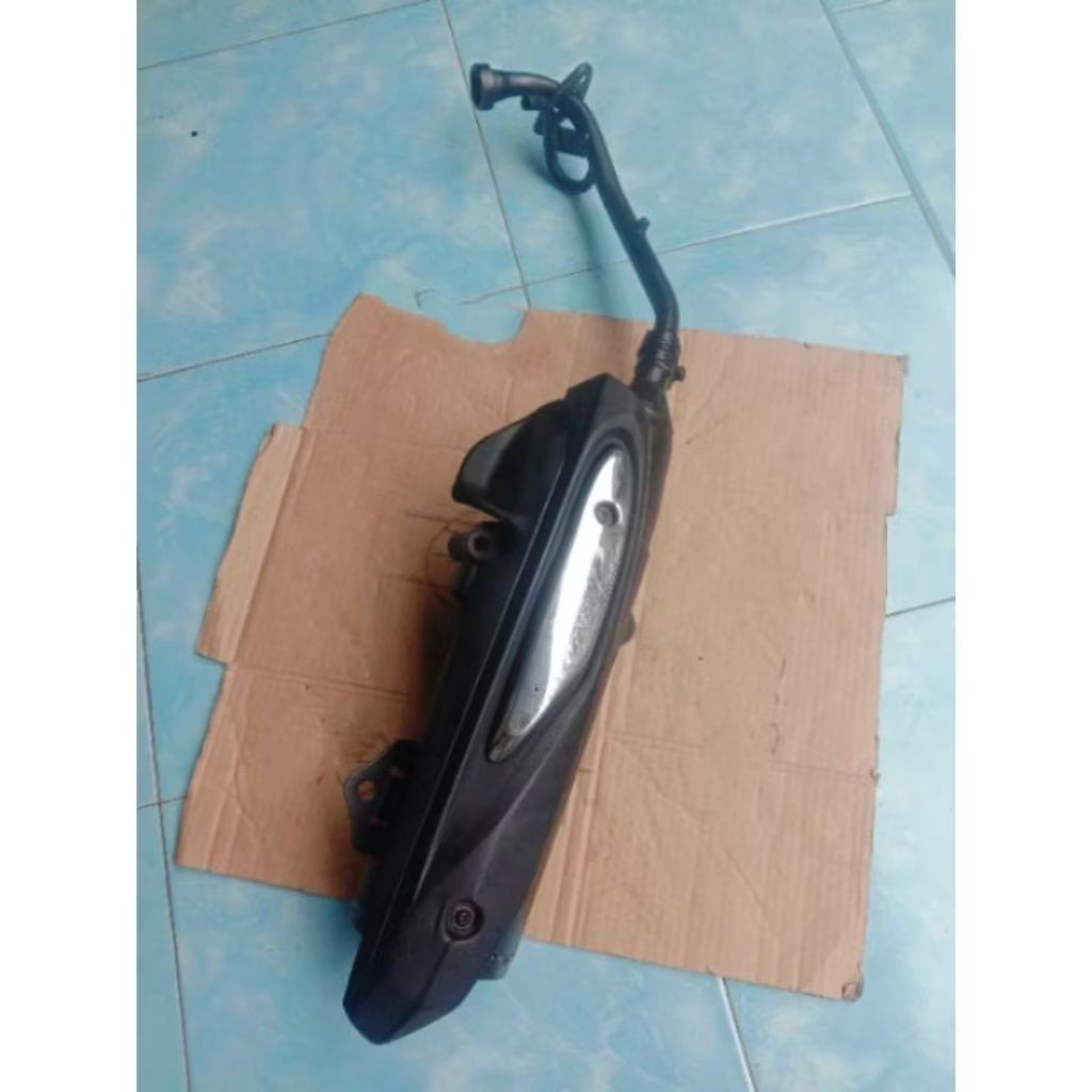 knalpot standar Yamaha xeon karbu original copotan