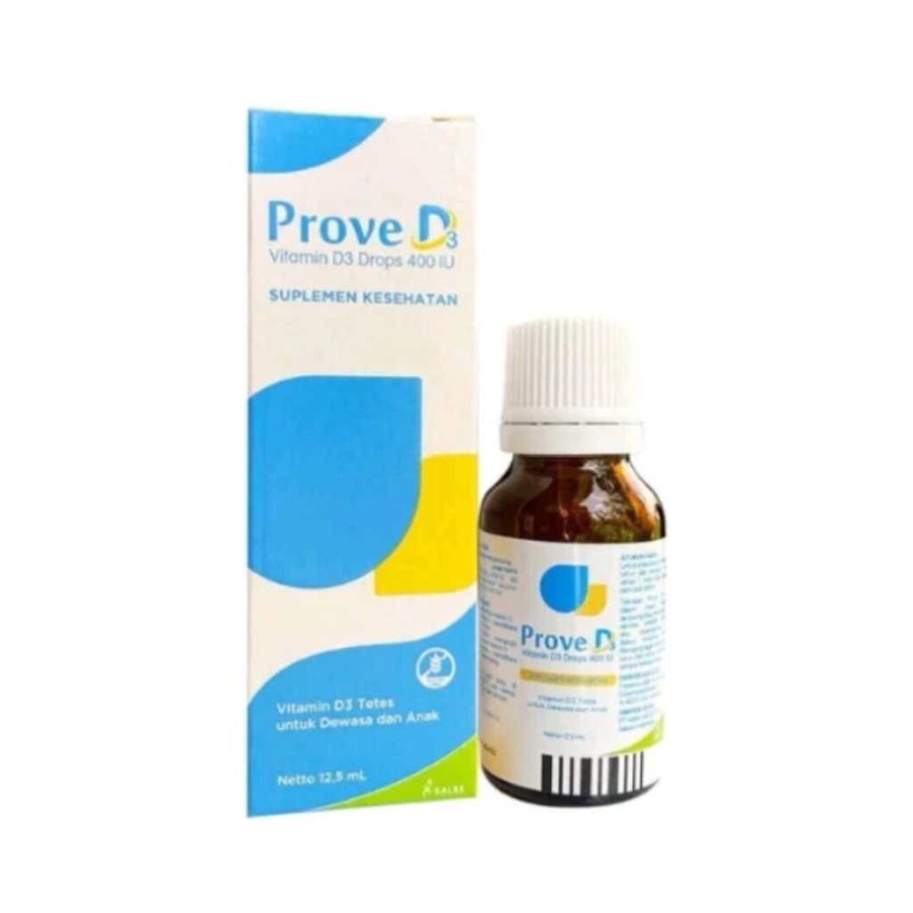Prove D3 Drop Anak 12,5 ML Vitamin D3 Untuk Bayi Dan Anak-anak