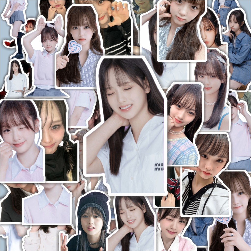 100PCS Lucu Stiker JEONG HAERIN - SEOAH (tripleS) Stiker Aesthetic Stiker Anti Air Stikers Berpereka