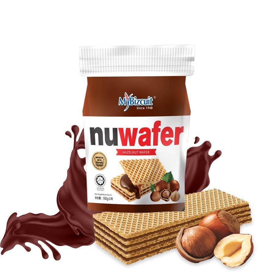 Mybizcuit Nuwafer Hazelnut Wafer Import 130gr