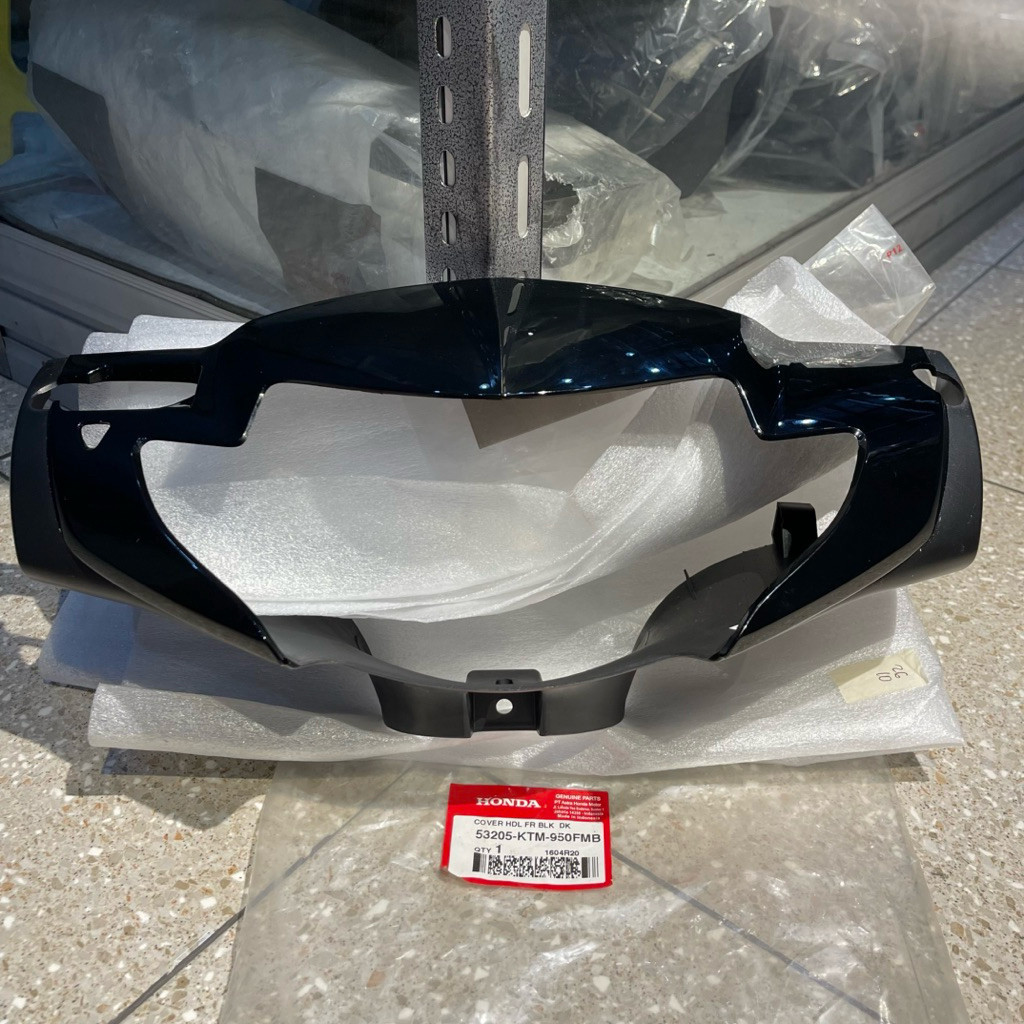 COVER BATOK KEPALA LAMPU DEPAN SUPRA X 125 X125 OLD LAMA HITAM CAKRAM ORIGINAL AHM 53205 KTM 950FMB