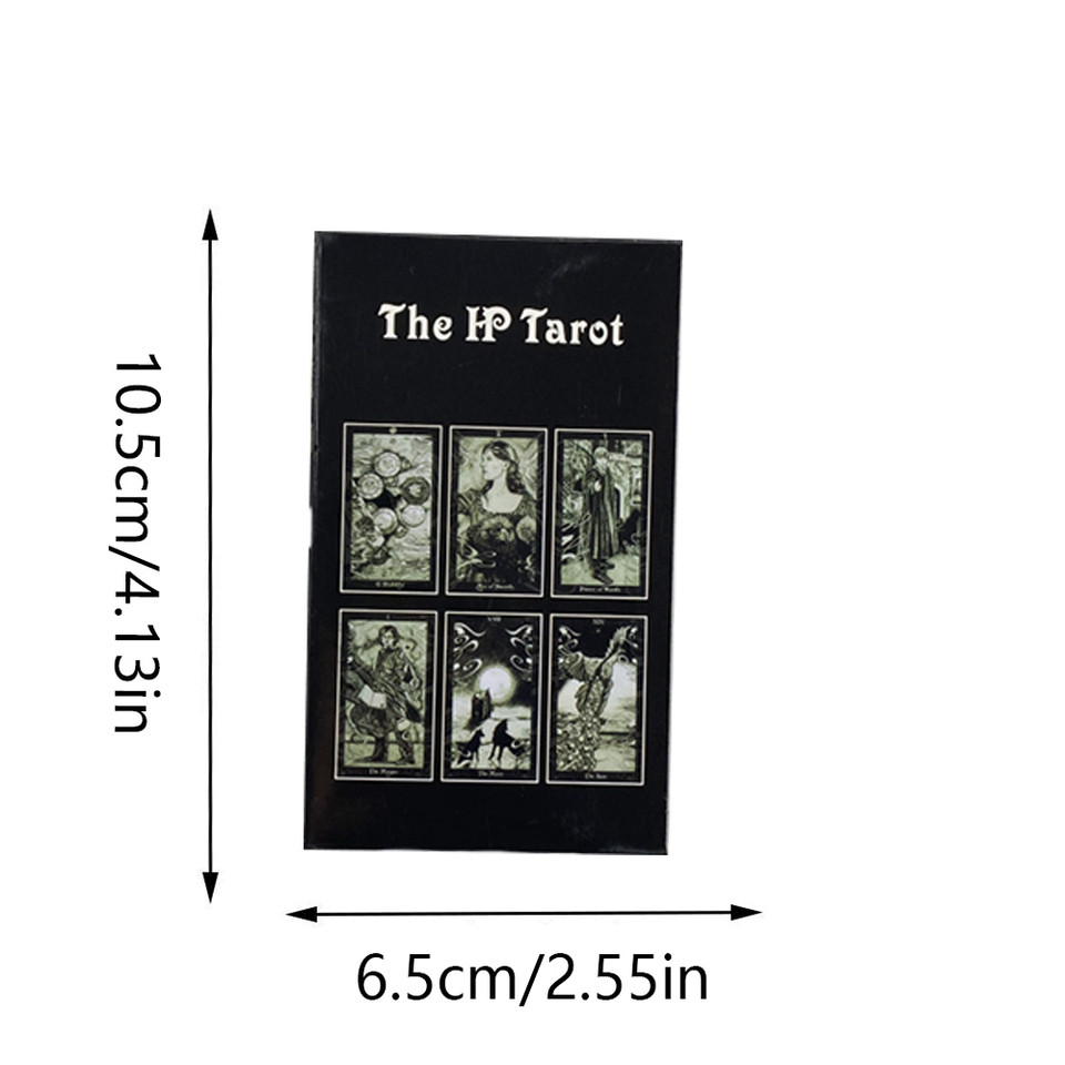 The HP Tarot 78 Tarot Deck Original Tarot Cards For Beginners And Light Seer's Tarot Divination Tool