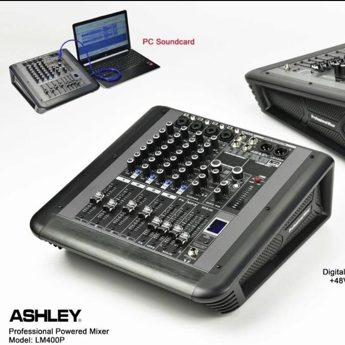 power mixer Ashley lm400p baru