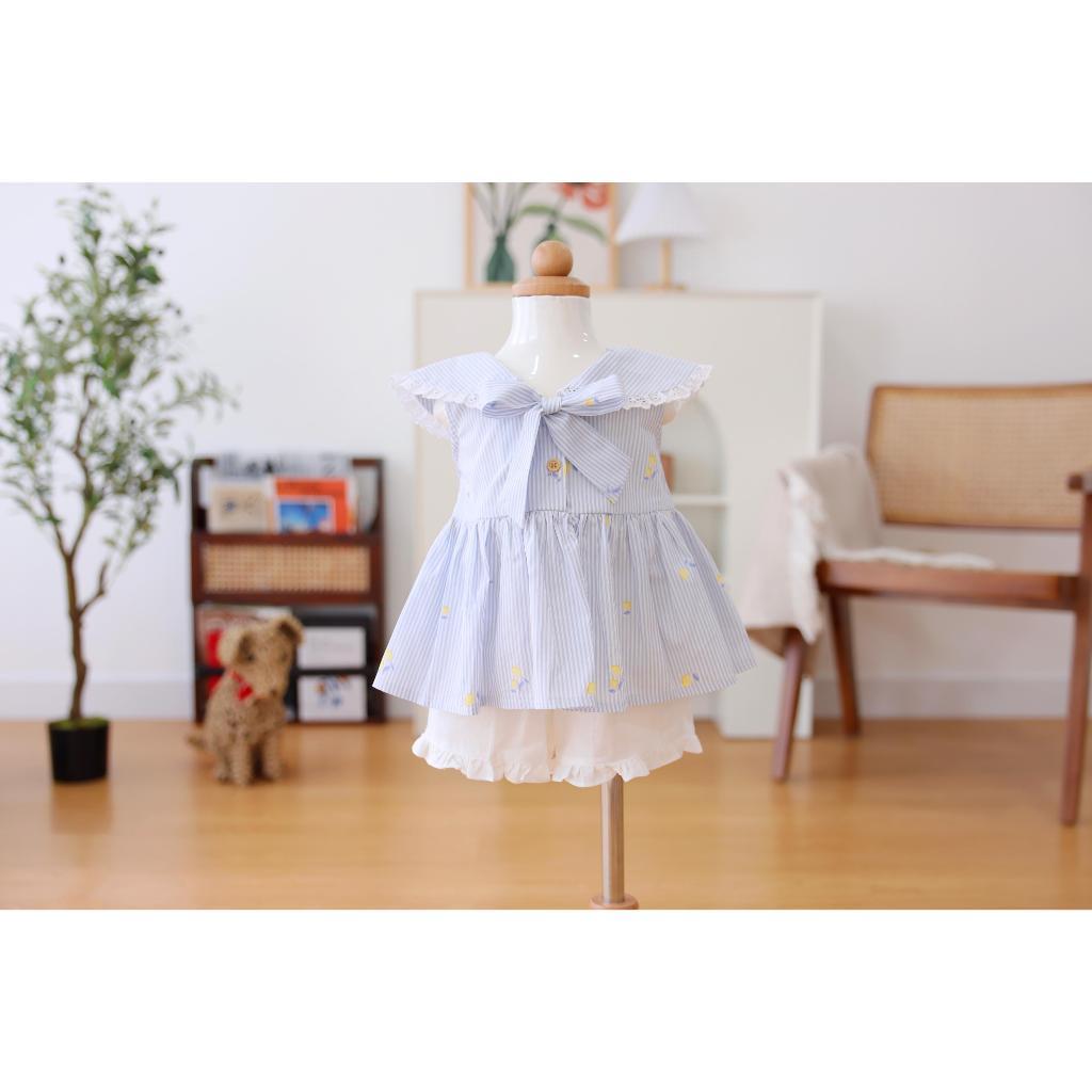 KEENAN SugarBibs - Lemonade Set - Setelan Fashion Bayi & Anak Perempuan