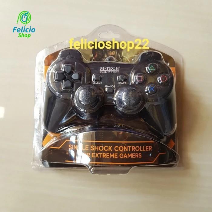 Z-Comp Store GAMEPAD JOYSTICK USB SINGLE HITAM STICK PS PC LAPTOP MTECH / M TECH