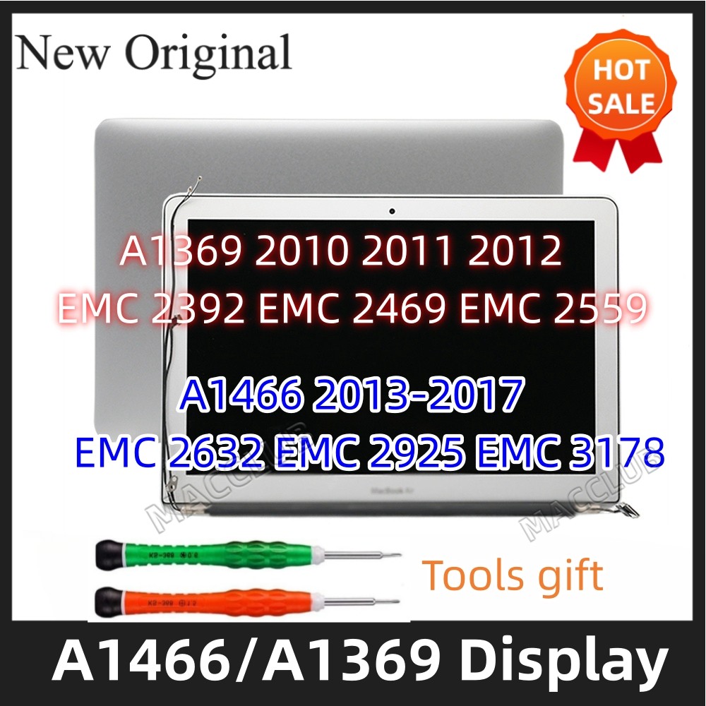 New A1369 A1466 LCD for Macbook Air 13.3" A1369 A1466 2010 2011 2012 2013 2014 2015 2017 LCD Screen 