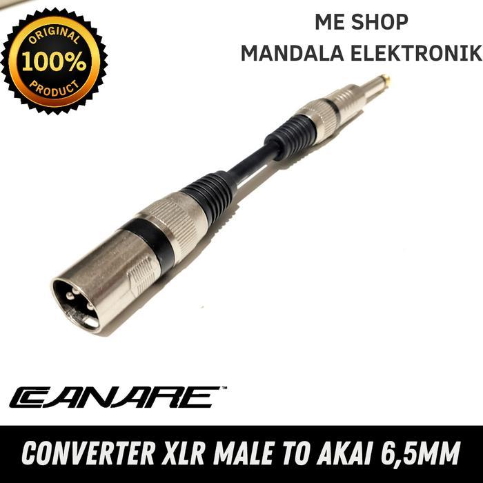 Converter Audio Xlr Female To Akai 6,5mm Mono - MALE TO 6,5MM