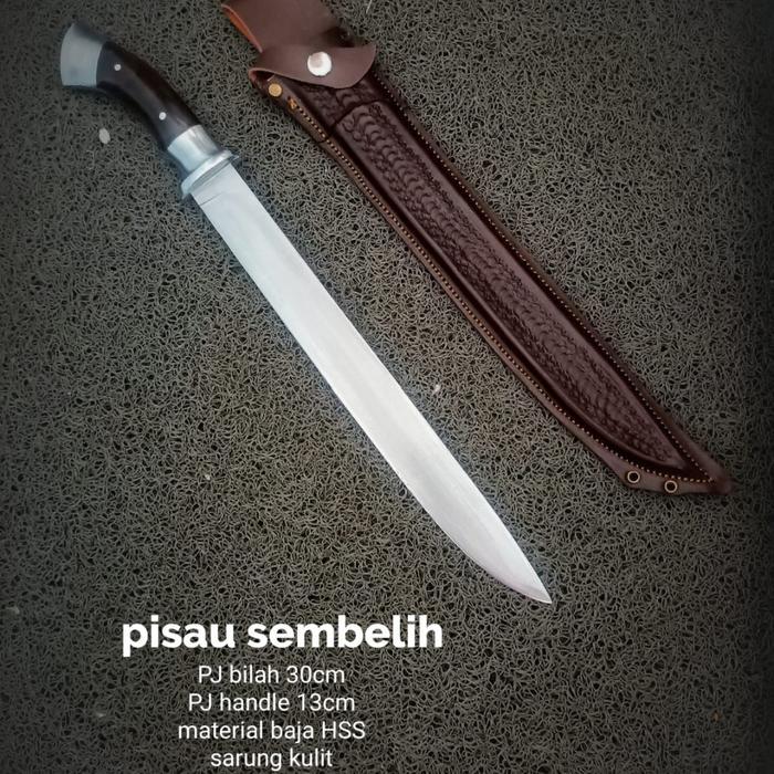 ASOY68 Golok Pisau Sembelih Jagal Super Tajam Baja HSS ex gergaji Bisa COD
