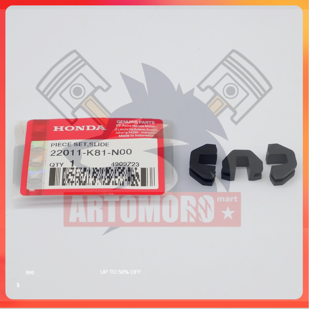 Piece Set Slide K81 Beat Sporty eSP & Scoopy eSP ORIGINAL AHM Original