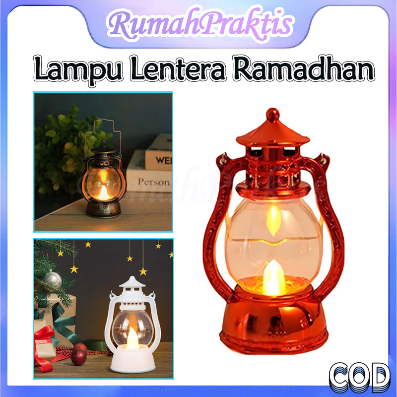 Lampu Lentera Ramadhan Dekorasi Minimalis Lampu LED / Lampu Tidur Lentera Lilin Lentera Mini Souveni