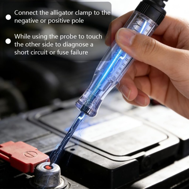 Tespen Dc Multifungsi 6V 12V 24V Sirkuit Tegangan Tester Tespen Listrik Mobil Motor Solusi Kebutuhan