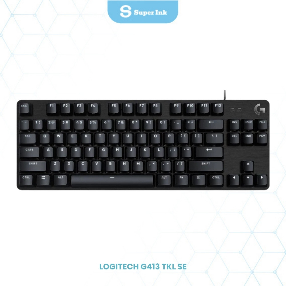 Keyboard Logitech G413 TKL SE / G413 SEFull-Size PBT Keycap Backlight Kompatibel Windows macOS