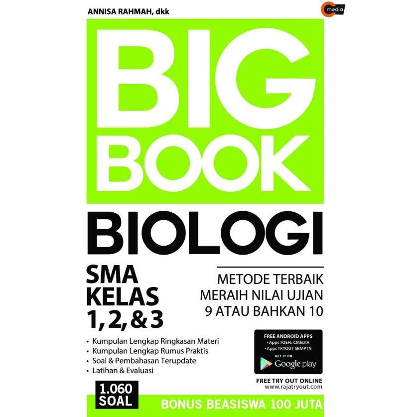 LOLOS UJIAN BIG BOOK BIOLOGI SMA KELAS 1, 2, & 3 IDO161