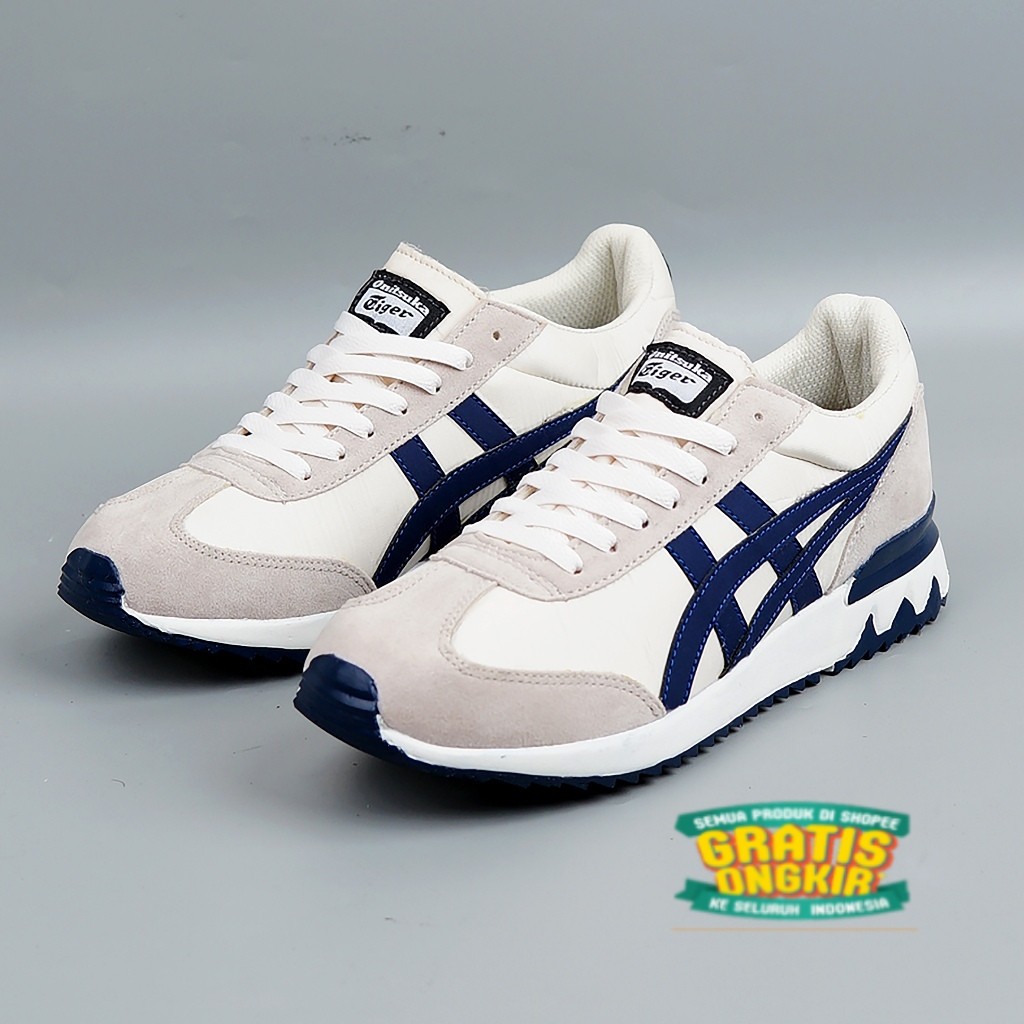 SEPATU BEST SELLER ONITSUKA TIGER CALIFORNIA SNEAKERS CASUAL OLAHRAGA FREE KAOSKAKI BNIB/ merah kuni