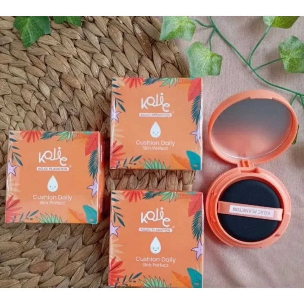 2PC BEDAK CUSHION KOJIC PLANKTON DAILY SKIN PERFECT ORIGINAL BPOM| KOJIC PLANKTON CUSHION DAILY SKIN