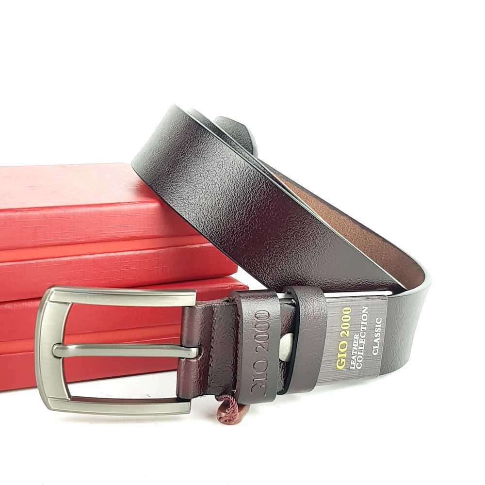 NEW 161 Ikat Pinggang Gesper Sabuk Pria - Kulit Asli GIO 2000 JRM 06