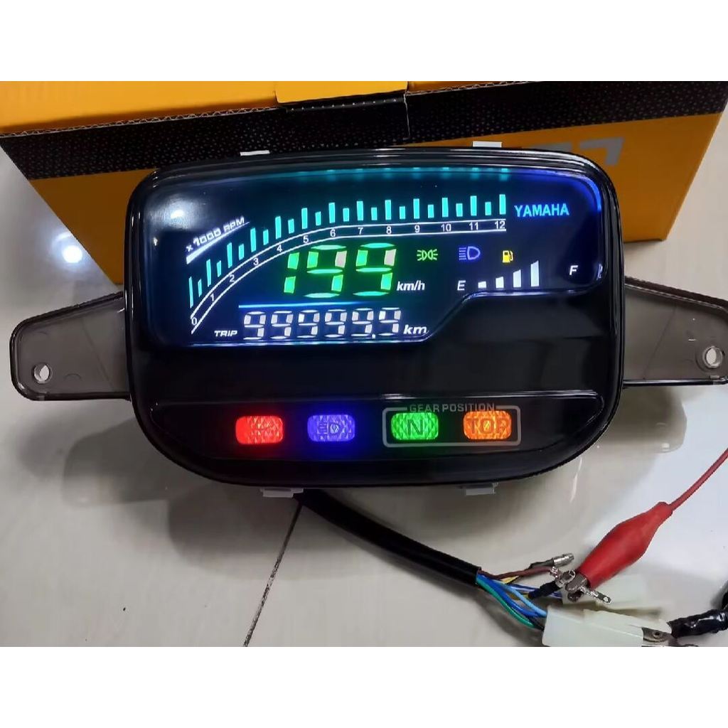 SPIDOMETER SPEDOMETER KILOMETER MOTOR DIGITAL YAMAHA FIZR foswan,force one,vega rold