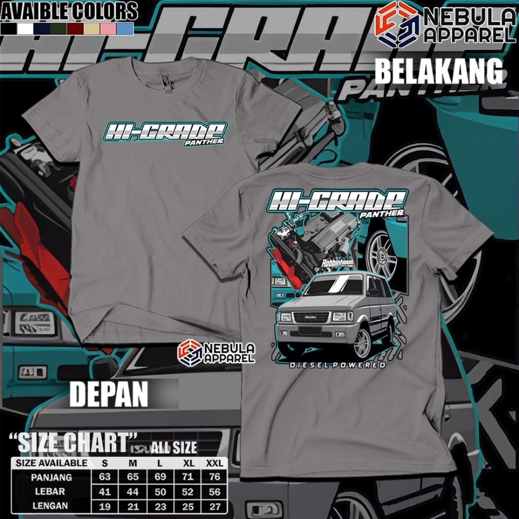 Kaos Panther Kotak Panther Hi Grade