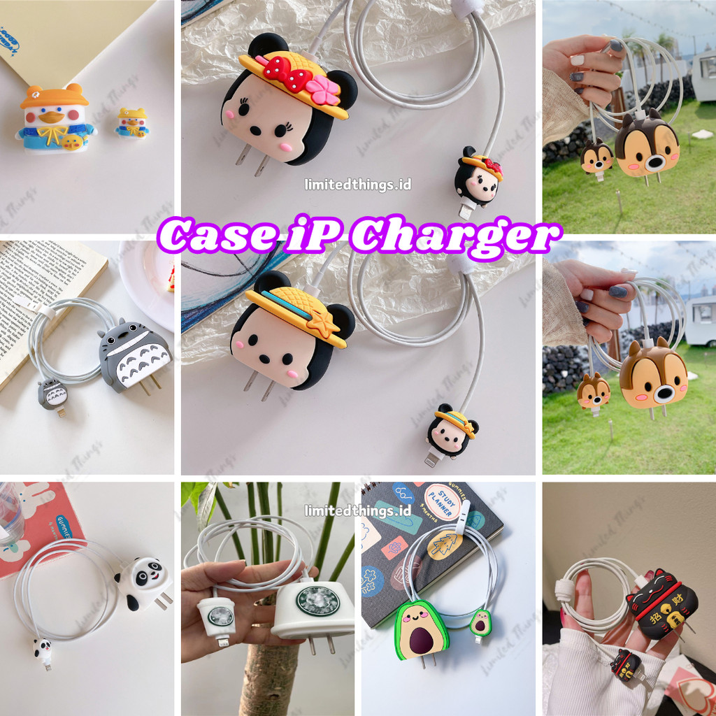 Case Charger Cable Protective Cover untuk Kepala Charger Apple 18 20 W