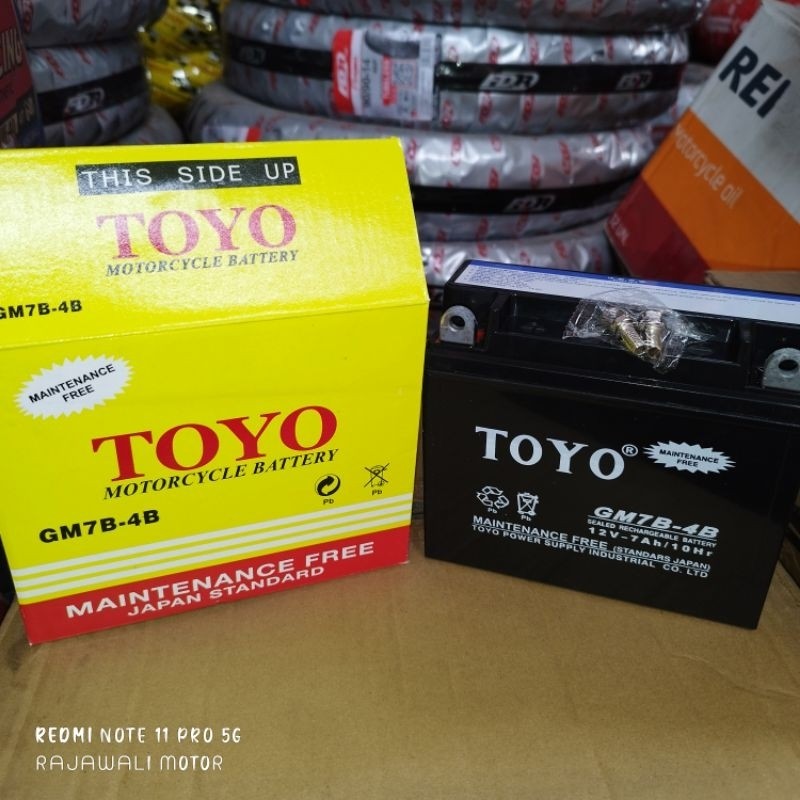 Aki GM7B-4B tiger, nouvo merk toyo original