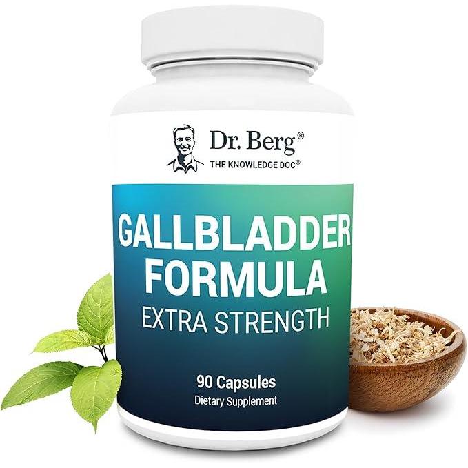 Dr. Berg Gallbladder Formula Extra Strength - with Ox Bile Powder and Conjugated Bile Acid - Digesti