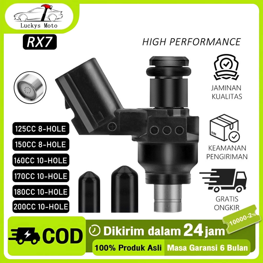 Injektor RX7 Racing Bore Up 125cc 150cc 160cc 170cc 180cc 200cc All Type Honda Series Vario Beat Pcx