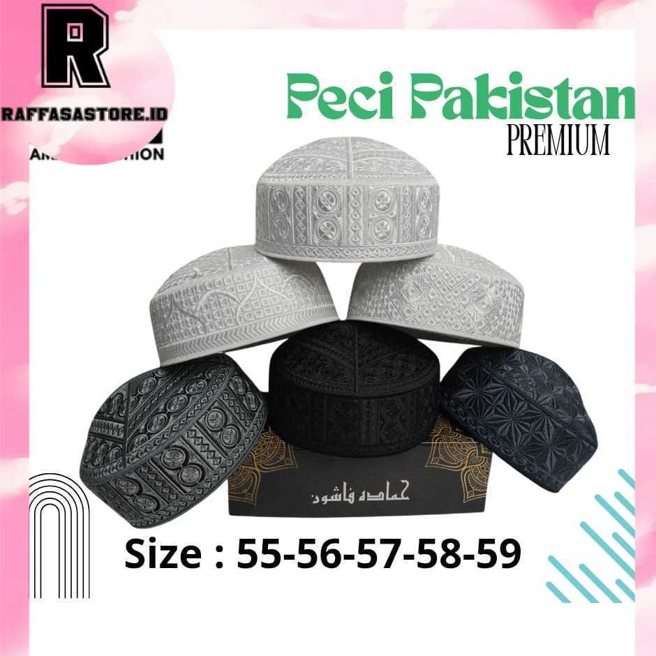 raffasastore.id Peci Pakistan Full Bordir Katun Premium Agmatex