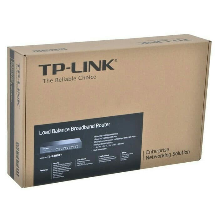 Tp-Link Load Balance Router Tl-R480T+ | Load Balancer Tplink R480T +