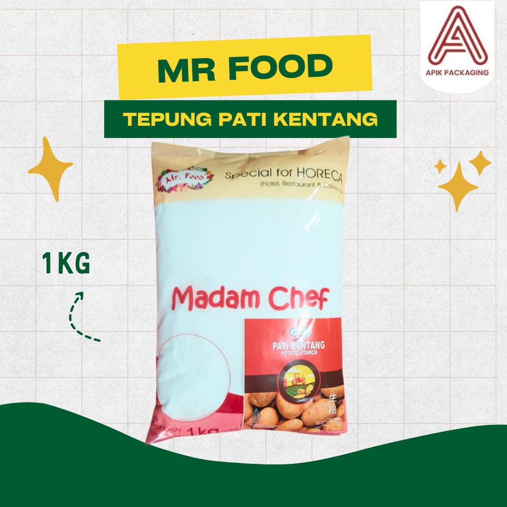 MR Food Tepung Potato Starch 1kg – Tepung Pati Kentang