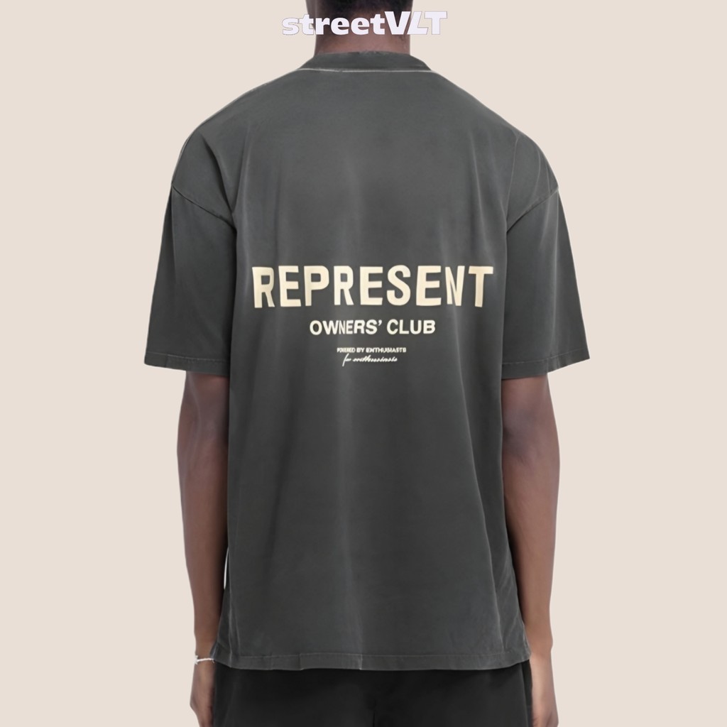 Represent UK Owners Club Aged Black Tee Original