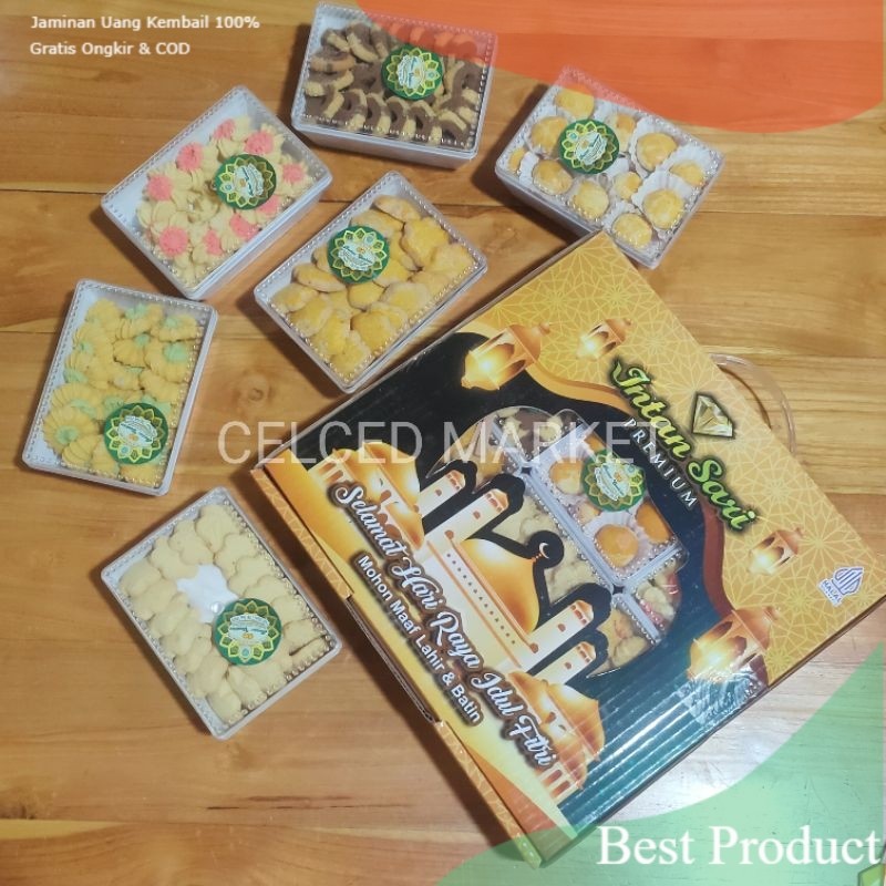 Paket Kue Kering Lebaran Idul Fitri , Maulid Nabi Muhammad SAW Intan Sari Happy | Hampers Lebaran Pr