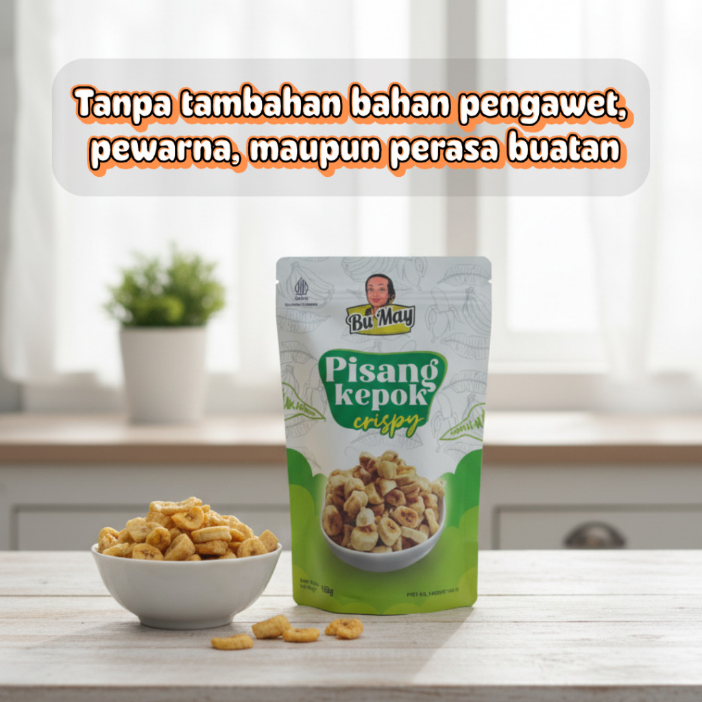 Camilan Anti Galau Dari Surabaya Keripik Pisang Kepok Pilihan 100gr