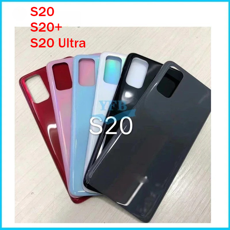Back Cover Battery Glass For Samsung S20 Plus Ultra Back Battery Glass Cover Rear Door Housing Repai
