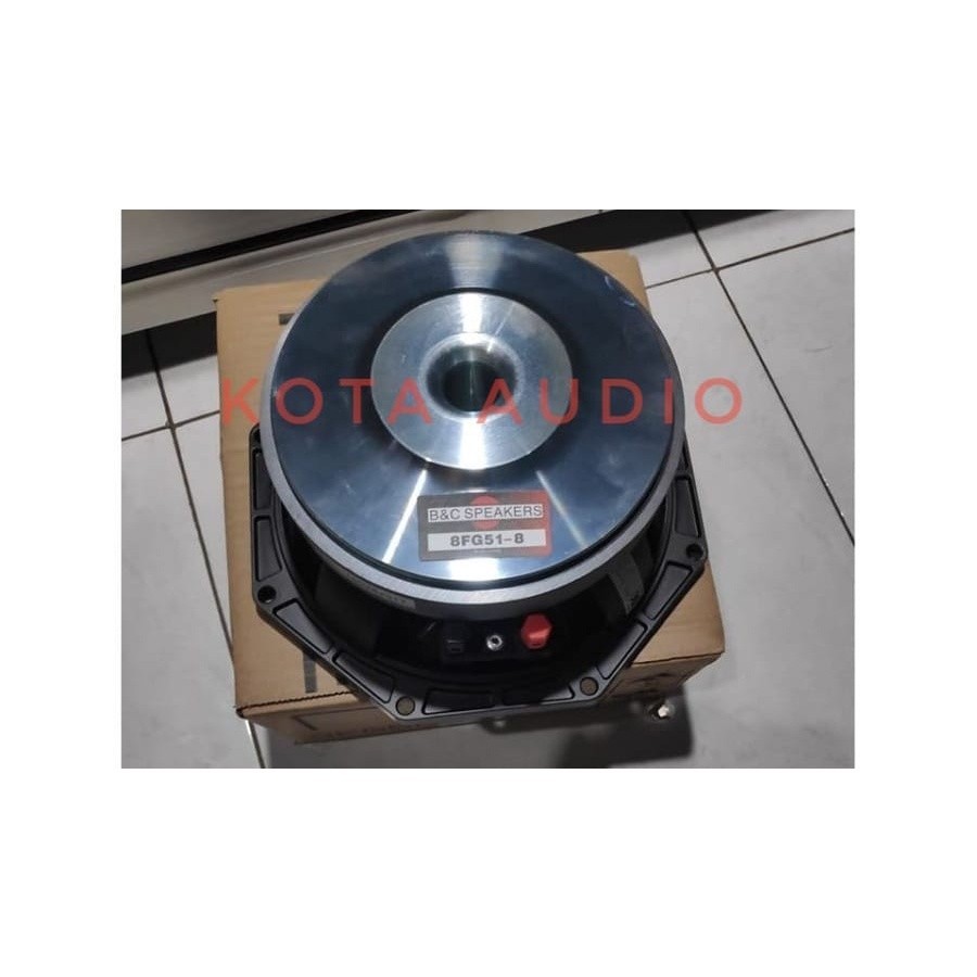 Speaker Komponen B&C 8FG51 / 8FG 51 / 8 FG51 / 8 FG 51 BNC 8Inch