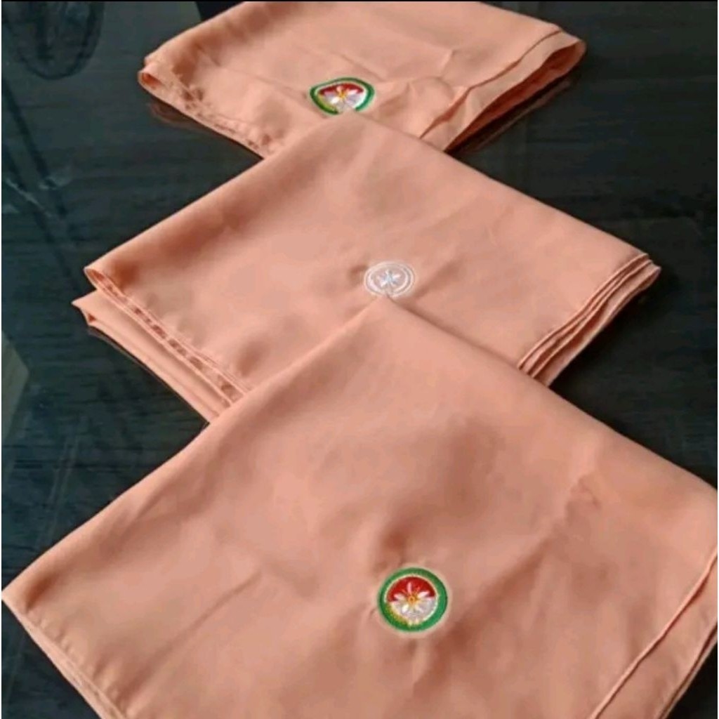 Jilbab DWP logo darma wanita/segi empat dharma wanita Terlaris