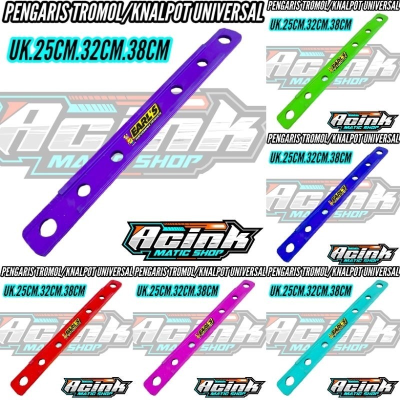 Penggaris Knalpot CNC Penggaris Rem Tromol Belakang Bracket pangkon Knalpot