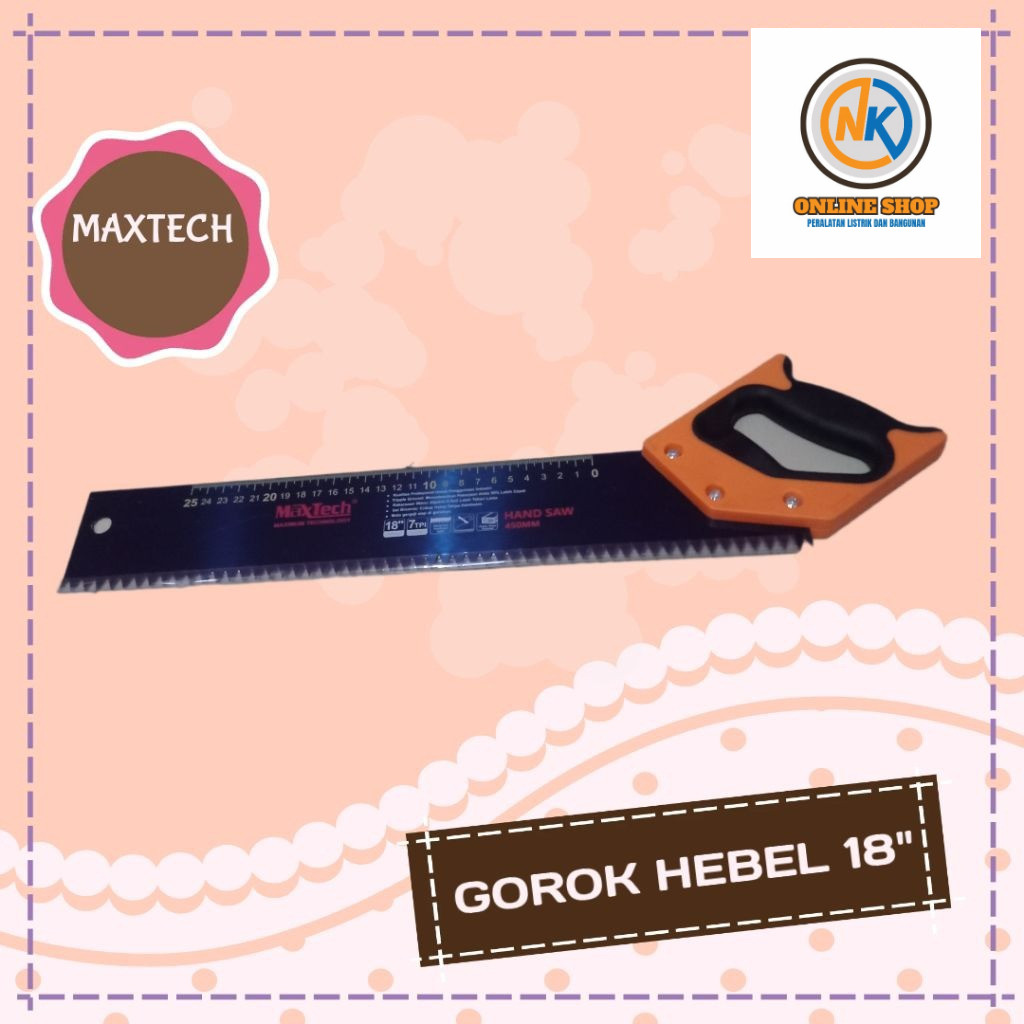 NK_ONLINESHOP MENJUAL Gergaji Bata Ringan Maxtech Gergaji Hebel Potong Batu Bata Gorok Potong Bata R