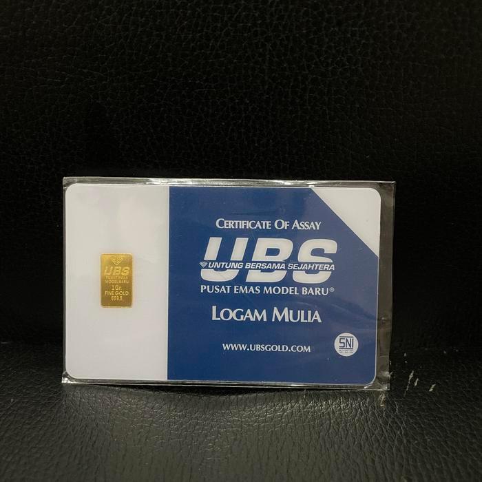 Emas UBS 1gram 999.9% 1 gram Logam Mulia Fine Gold