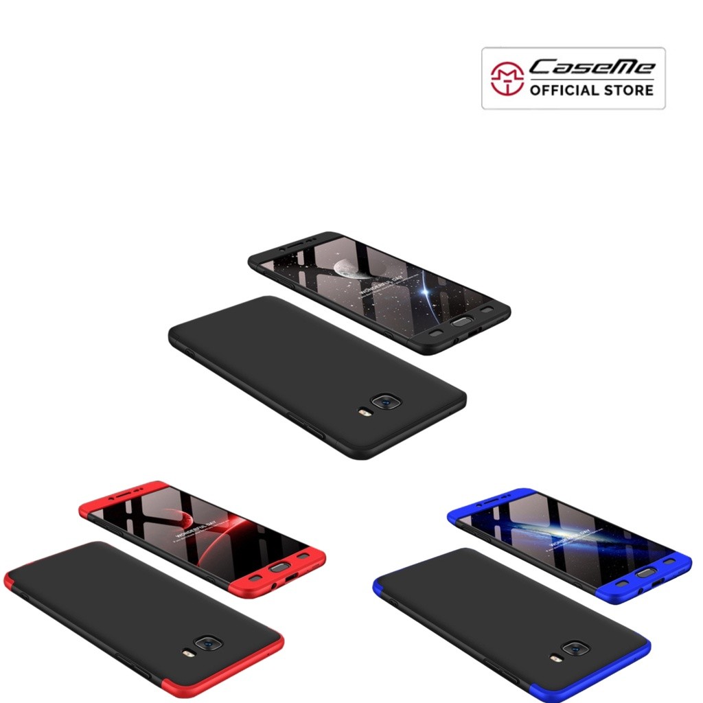 Casing Samsung C9 PRO GKK Original Hard Case 360 Shockproof Tahan Banting