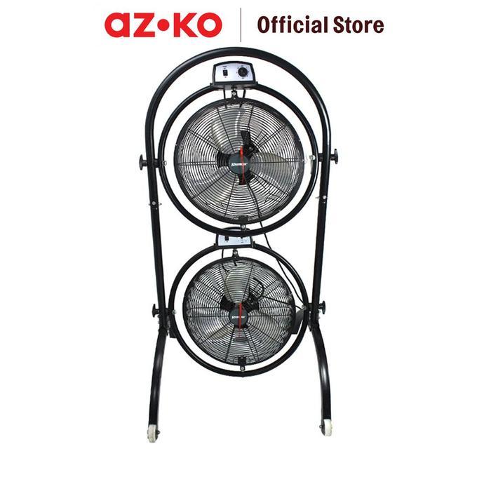 AZKO Krisbow 16 Inci Kipas Angin Berdiri Industrial Blower Pendingin Sirkulasi Udara Ventilasi Pabri